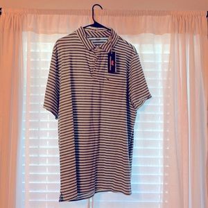 Vineyard Vines Jersey Polo - Edgartown Feeder - Color: Blue Mist